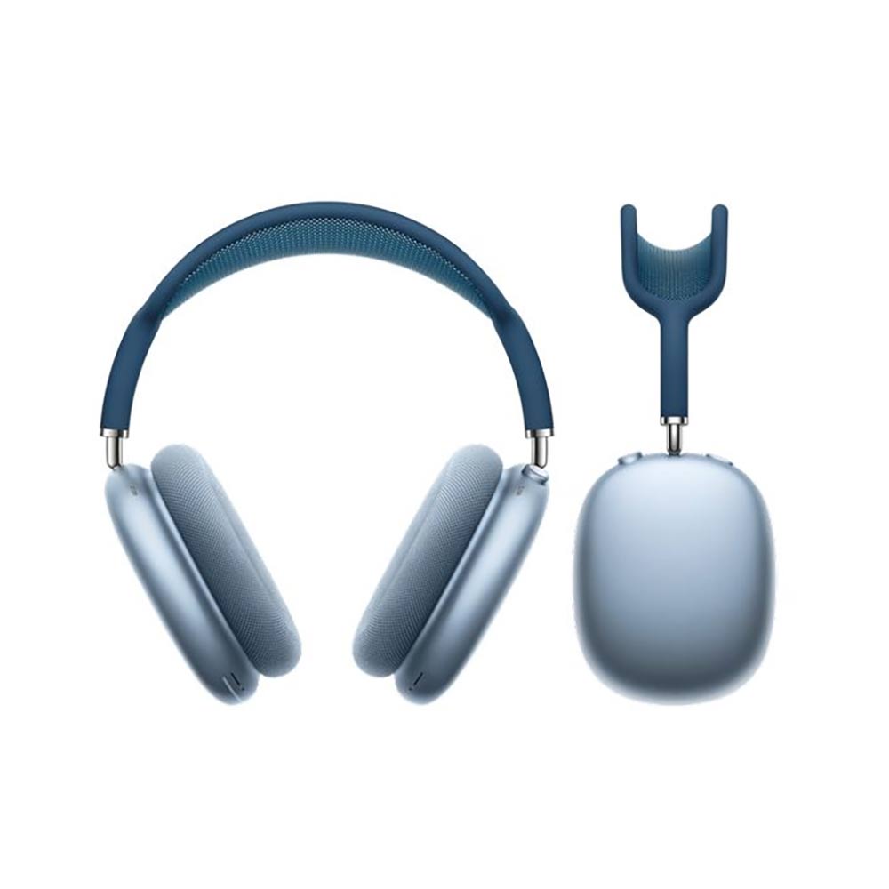 هدفون بیسیم روگوشی اپل مدل ایرپاد مکس آبی آسمانی | AirPods Max